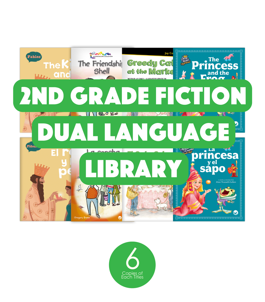 2nd Grade Fiction Dual Language Library (6-Packs) - Hameray Publishing