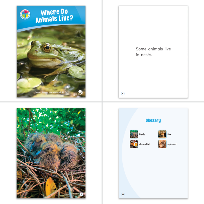 Animals Everywhere Theme Set (6-Packs) with Big Book