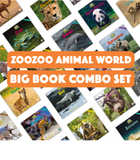 Zoozoo Animal World Big Book Combo Set