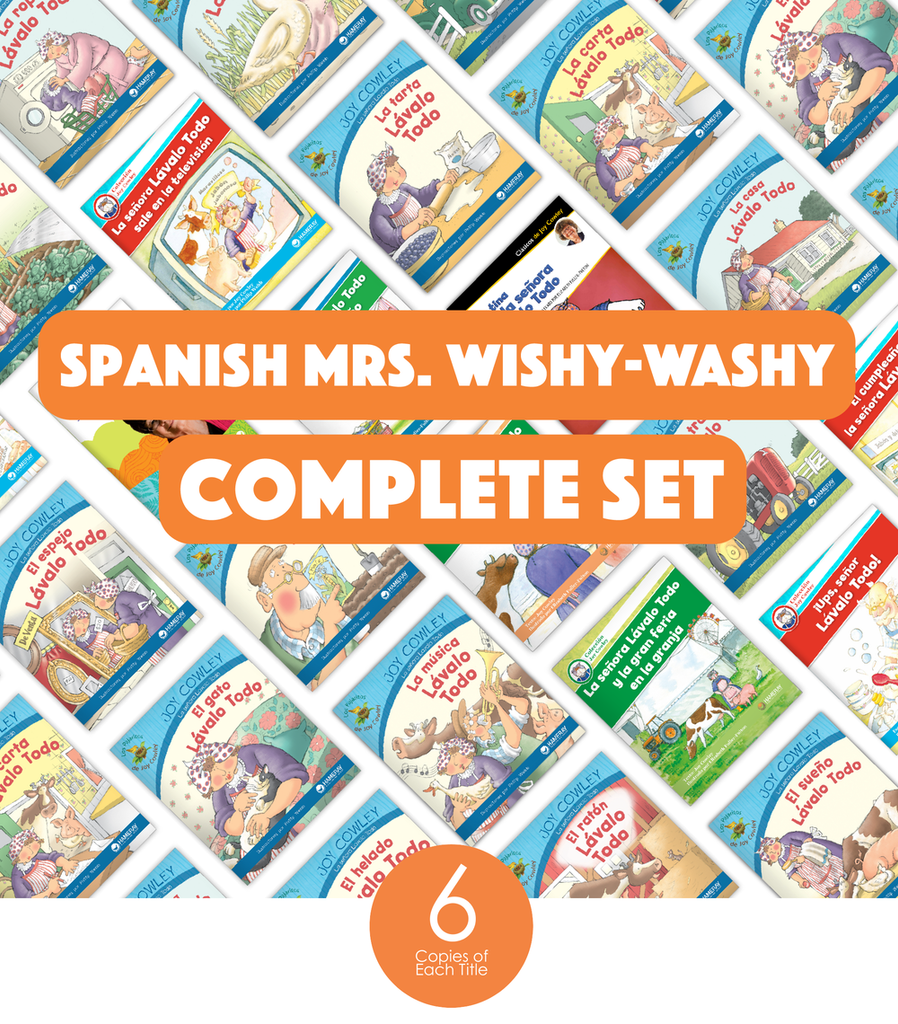 alo in spanish Spanish Mrs. Wishy-Washy Complete Set (6-Packs)