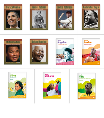 Influential Black Leaders & Icons Complete Set from Hameray Biography Series, Inspire!