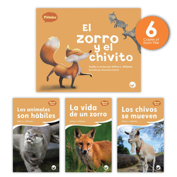 El zorro y el chivito Theme Set (6-Packs) from Fábulas y el Mundo Real