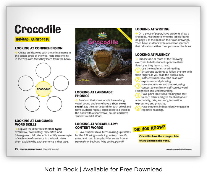 Crocodile from Zoozoo Animal World