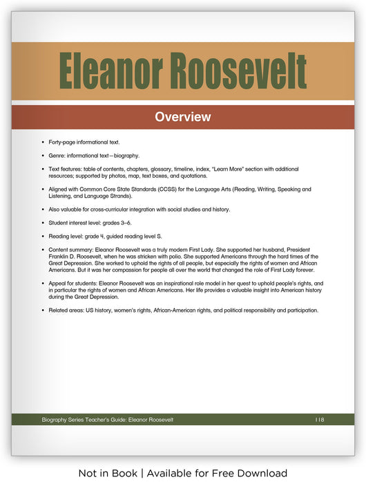 Eleanor Roosevelt from Hameray Biography Series