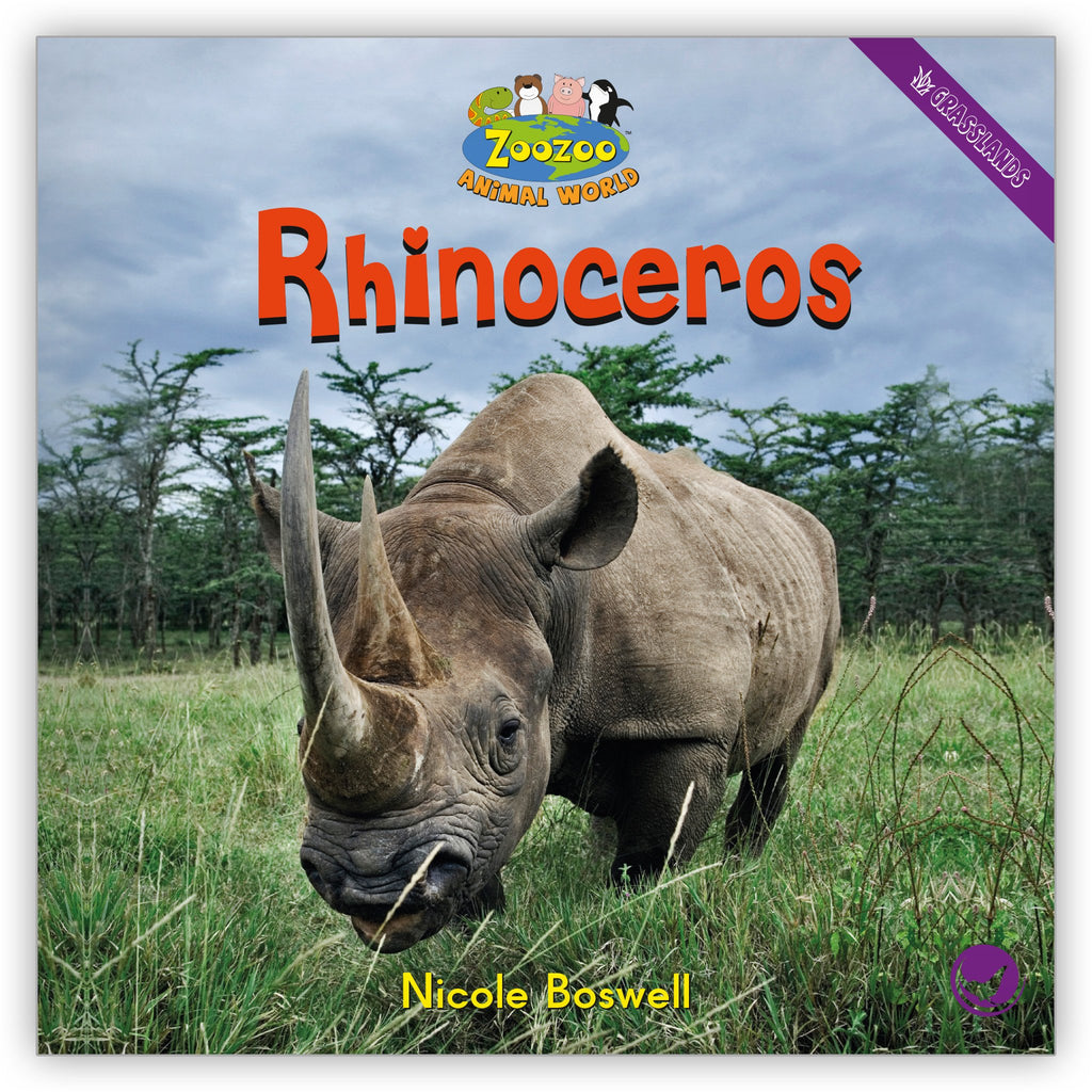 Rhinoceros - Zoozoo Animal World - Hameray Publishing