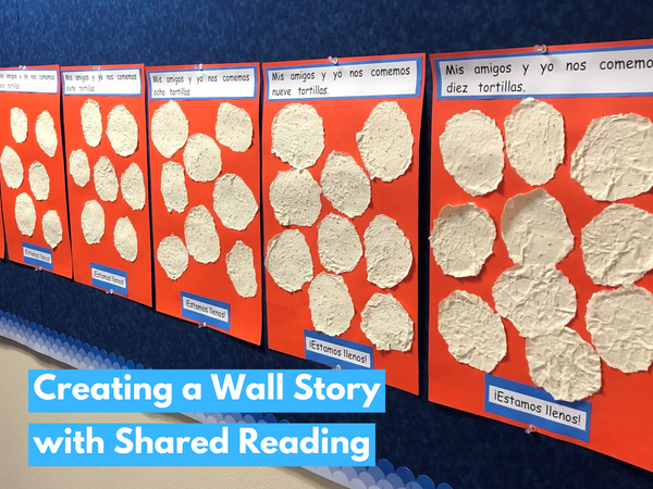 Creating a Wall Story with Shared Reading