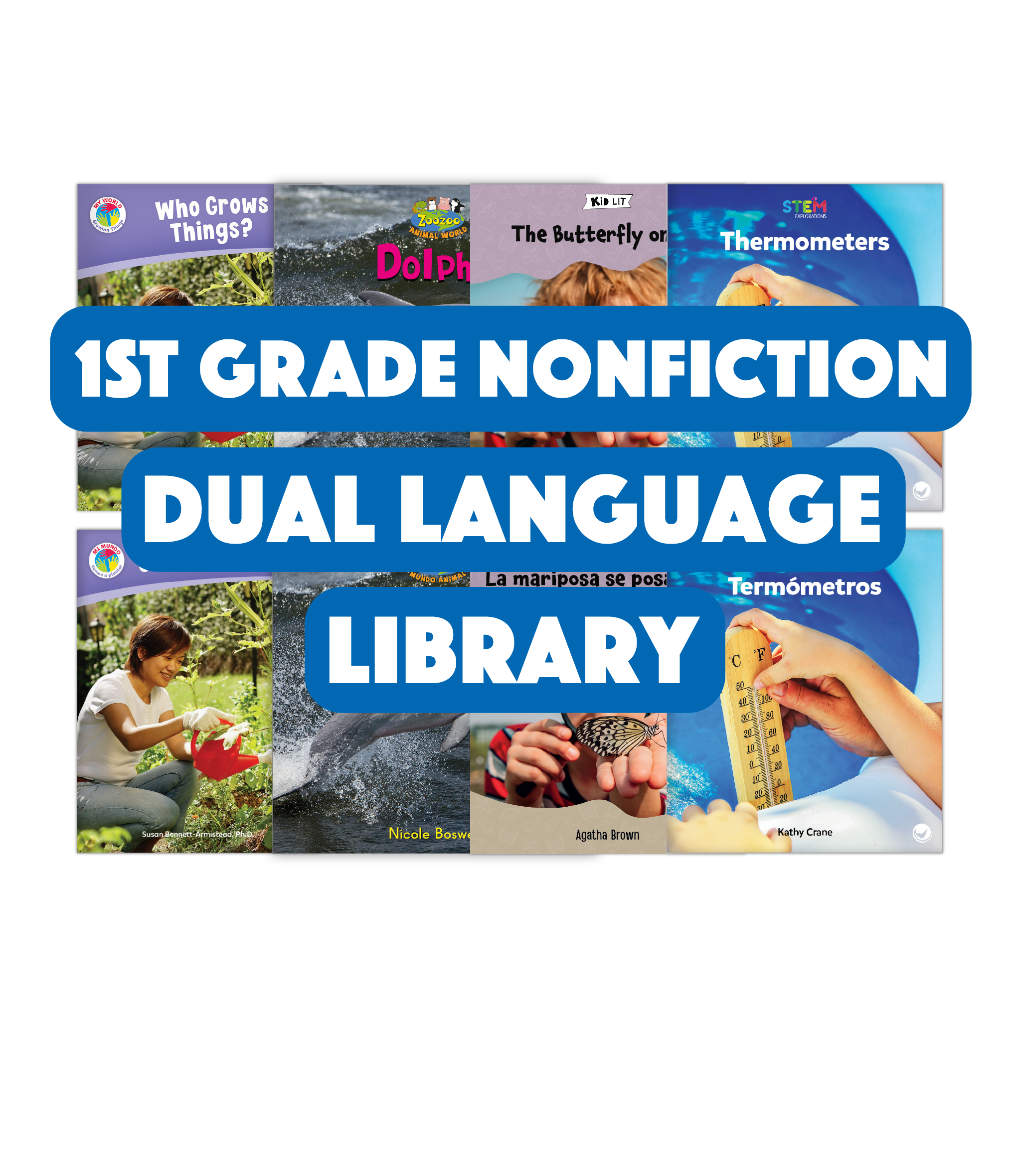 Dual Language Book First 1st Grade Nonfiction Dual Language Library - Hameray Publishing