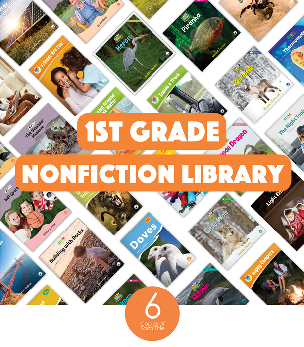 1st Grade Nonfiction Library (6-Packs)