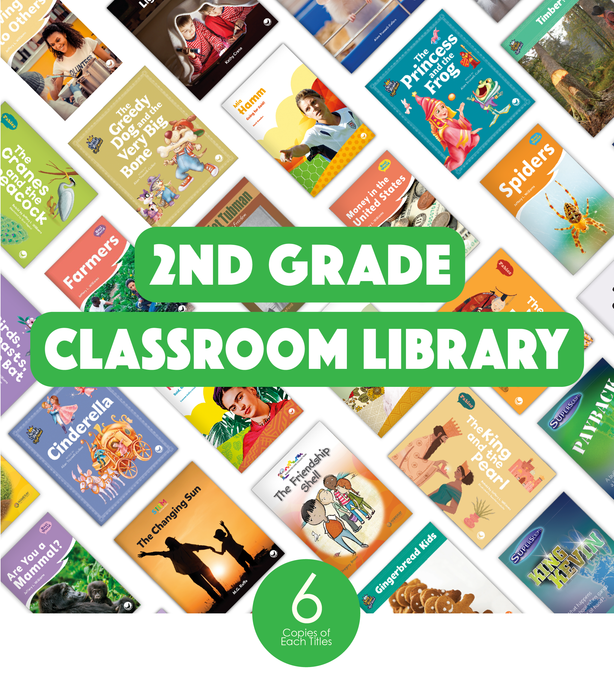 2nd Grade Classroom Library (6-Packs)
