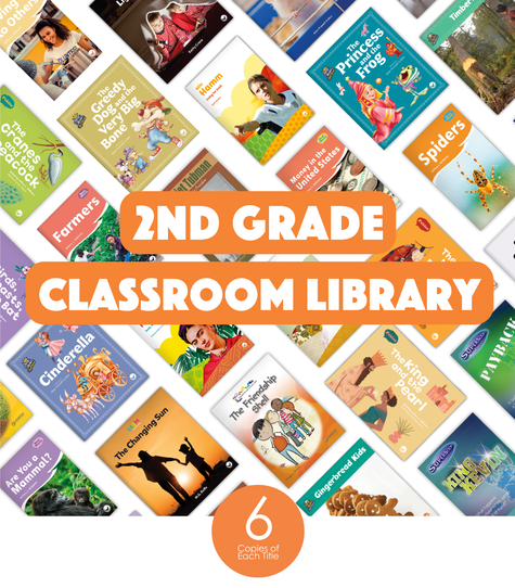 2nd Grade Classroom Library (6-Packs)