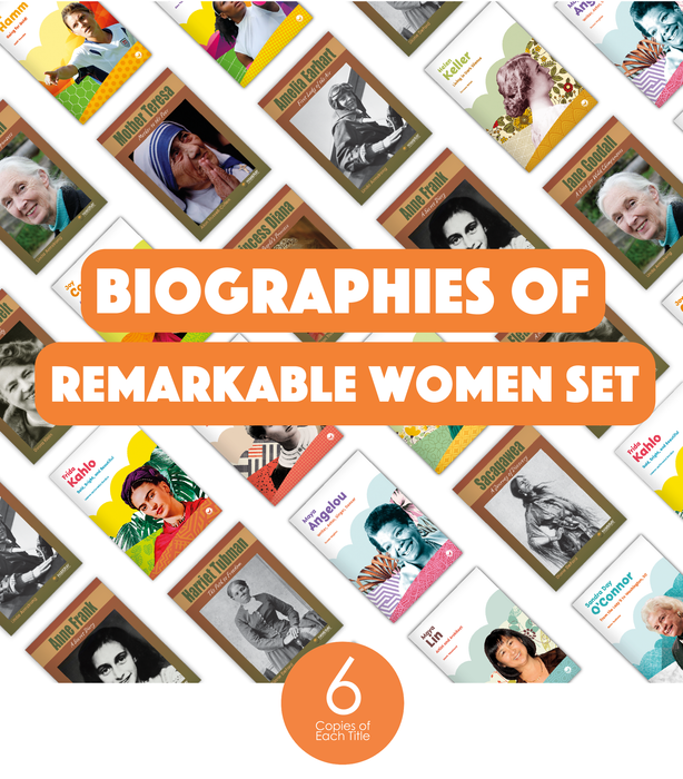 Biographies of Remarkable Women Set (6-Packs)