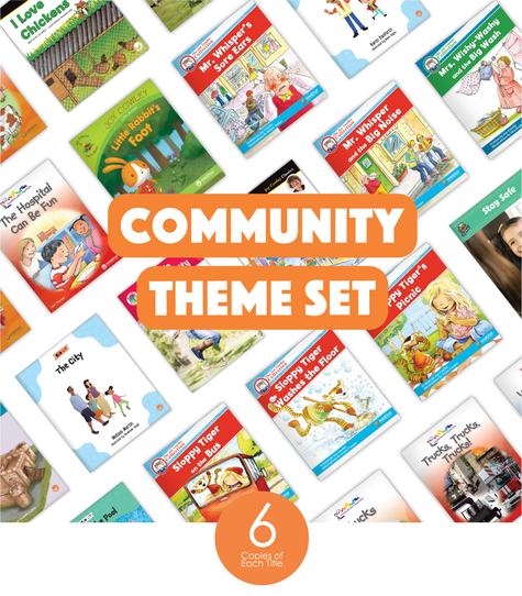 Community Pattern Theme Community Theme Set (6-Packs) - Hameray Publishing