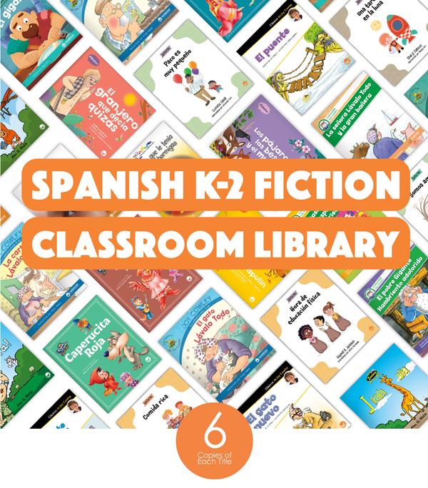 Spanish K-2 Fiction Classroom Library (6-Packs)
