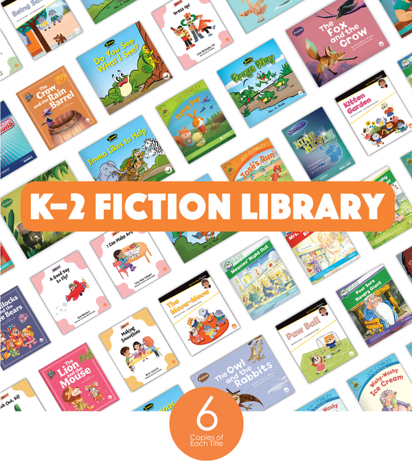 K-2 Fiction Library (6-Packs)