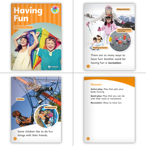 Have Fun Pack Having Fun Theme Set (6-Packs) with Big Book - Hameray Publishing