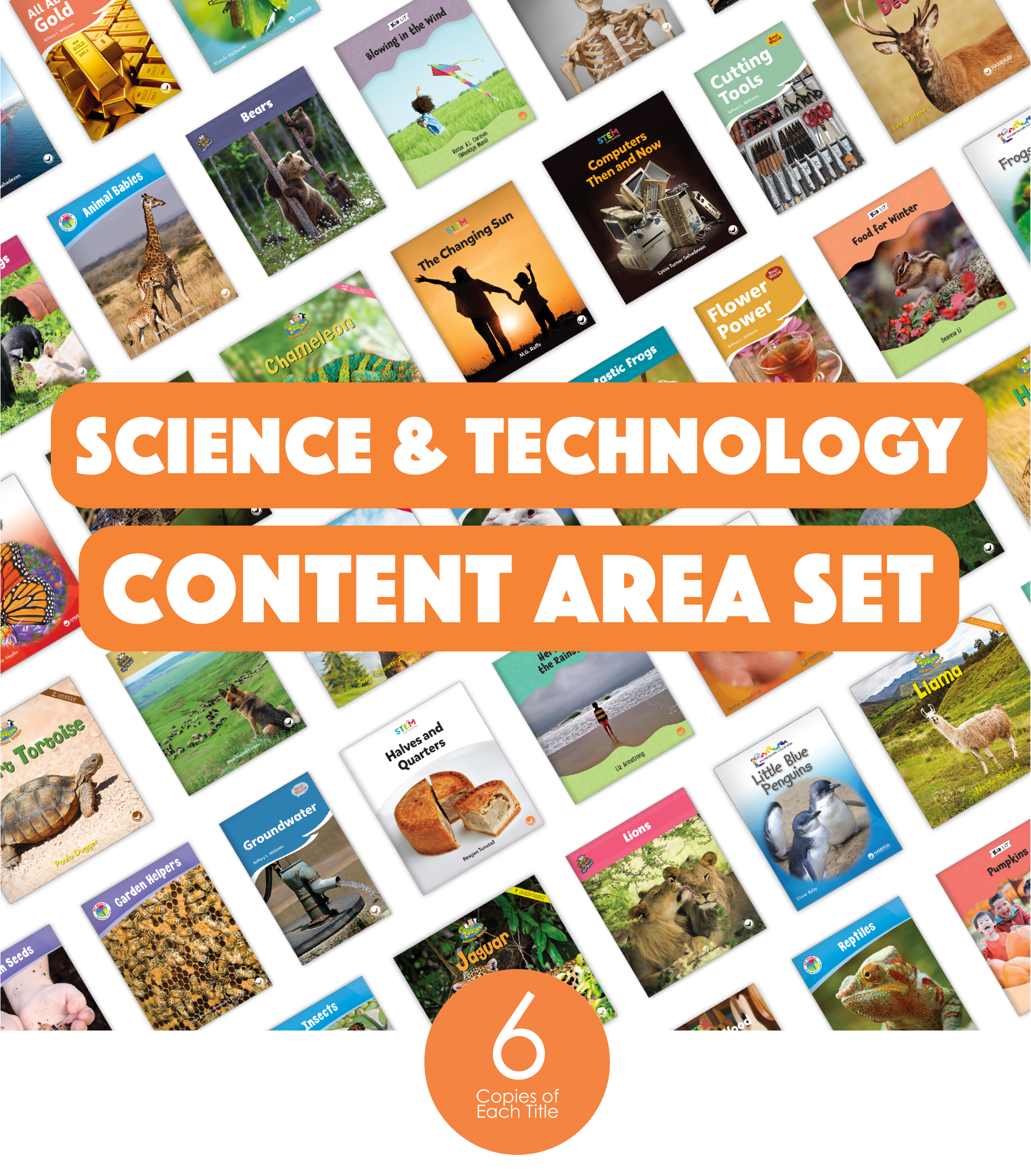 Open Content Image Program Science Science & Technology Content Area Set (6-Packs) - Hameray Publishing