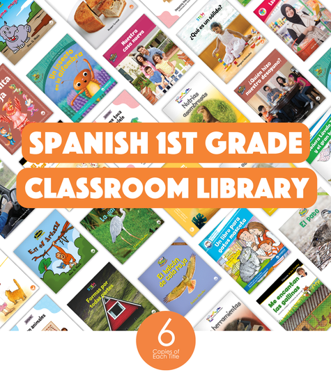 Spanish 1st Grade Classroom Library (6-Packs)