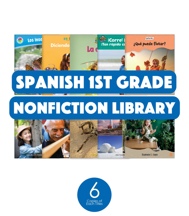 Spanish 1st Grade Nonfiction Classroom Library (6-Packs)