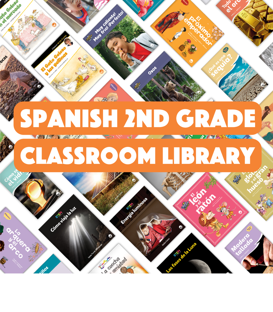 Second Class Library Spanish 2nd Grade Classroom Library - Hameray Publishing