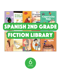 Spanish 2nd Grade Fiction Classroom Library (6-Packs)