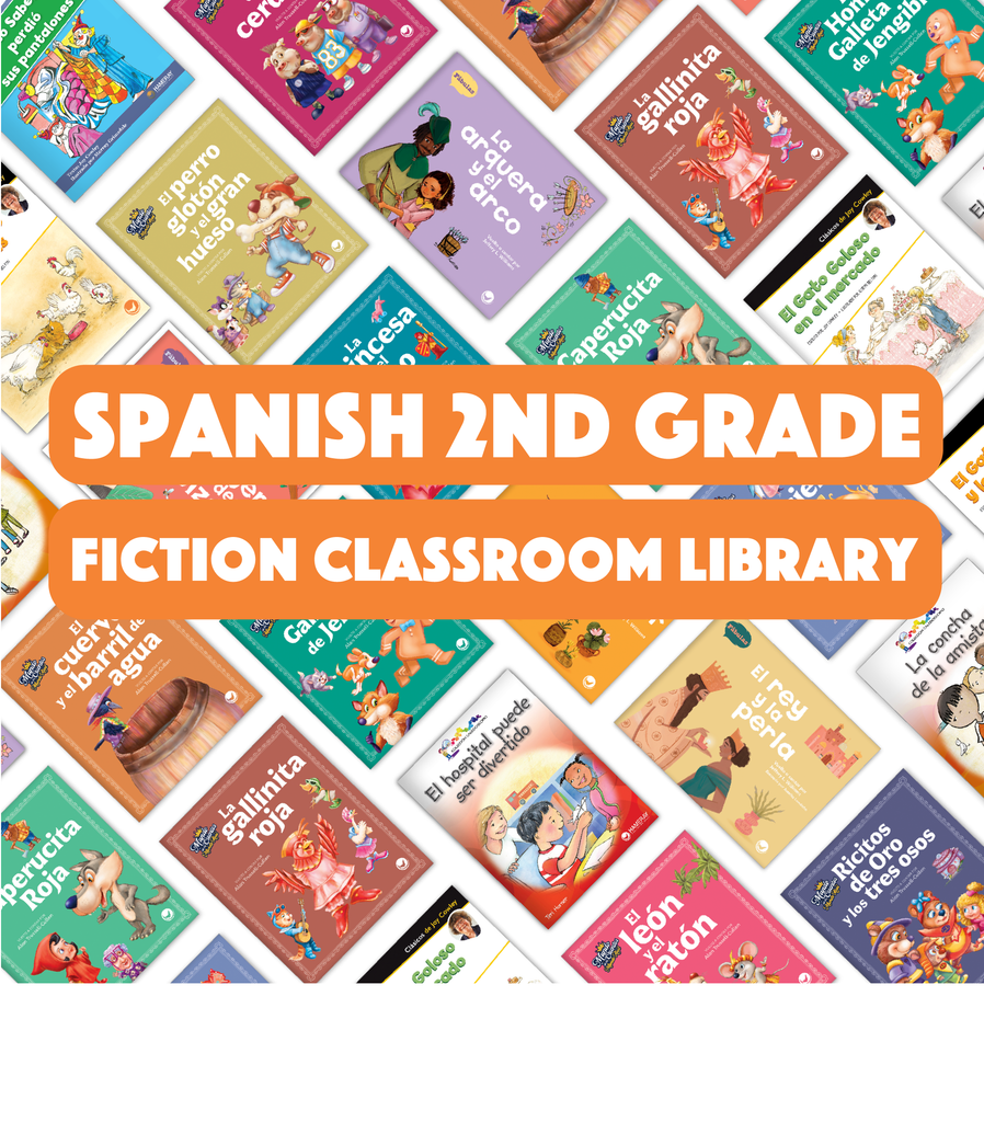 Second Class Library Spanish 2nd Grade Fiction Classroom Library - Hameray Publishing