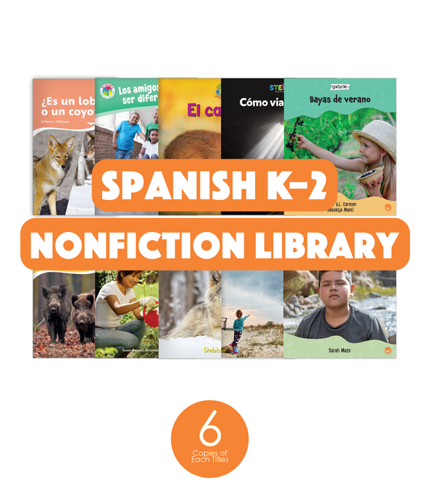 Spanish K-2 Nonfiction Classroom Library (6-Packs)