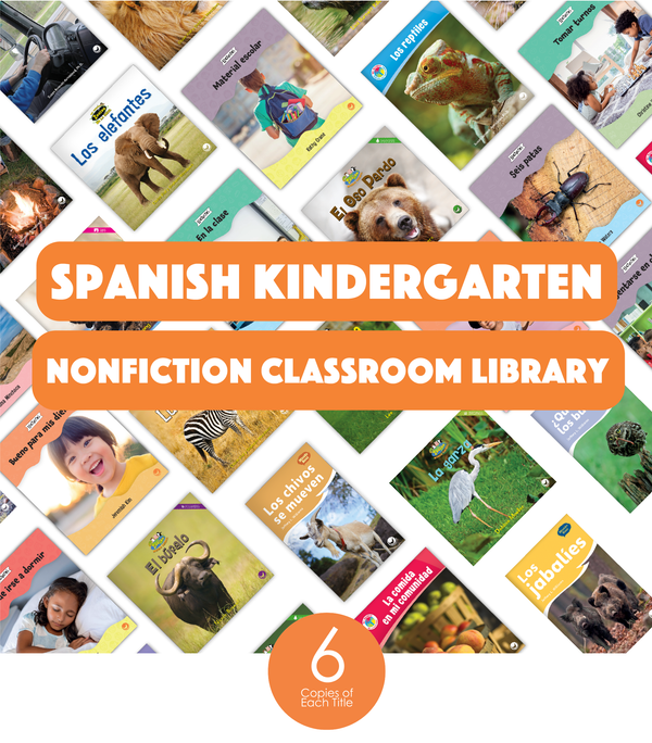 Spanish Kindergarten Nonfiction Classroom Library (6-Packs)