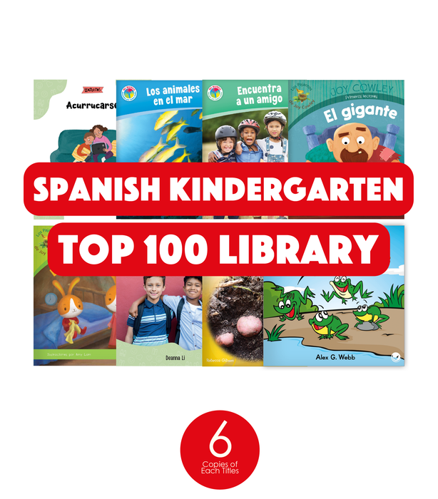 Spanish Kindergarten Top 100 Library (6-Packs)