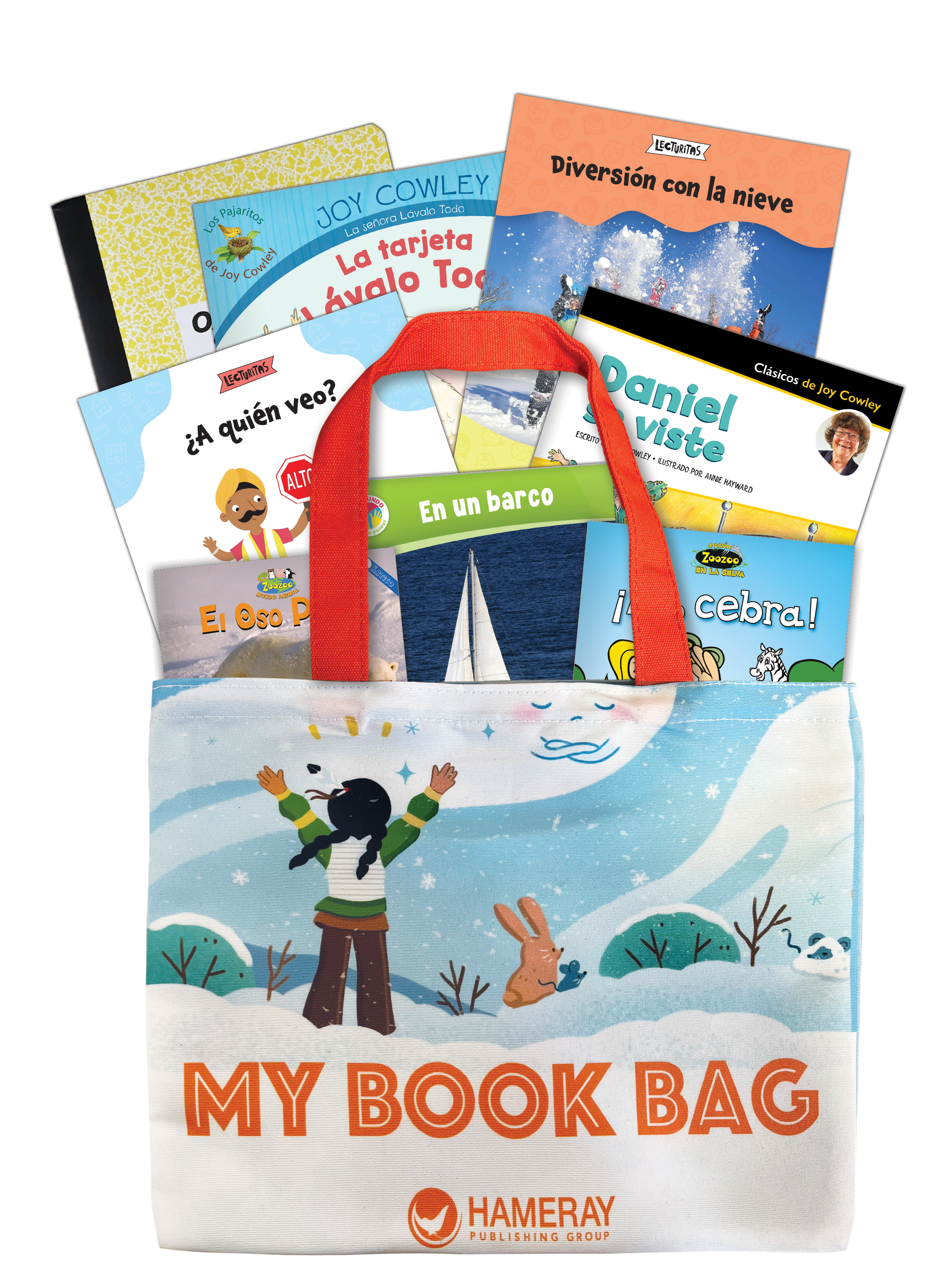 Spanish Kindergarten Take-Home Book Bag Class Set (20)