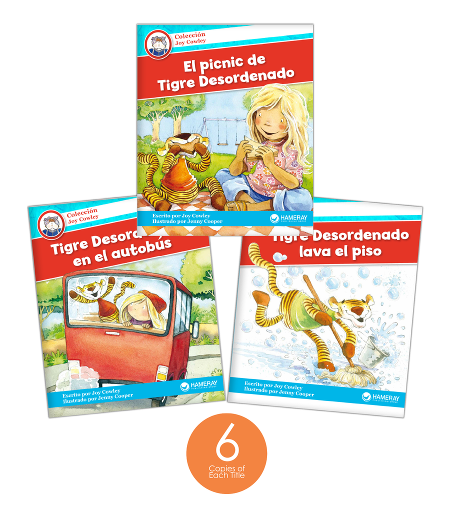 Spanish Sloppy Tiger Character Set (6-Packs) - Hameray Publishing
