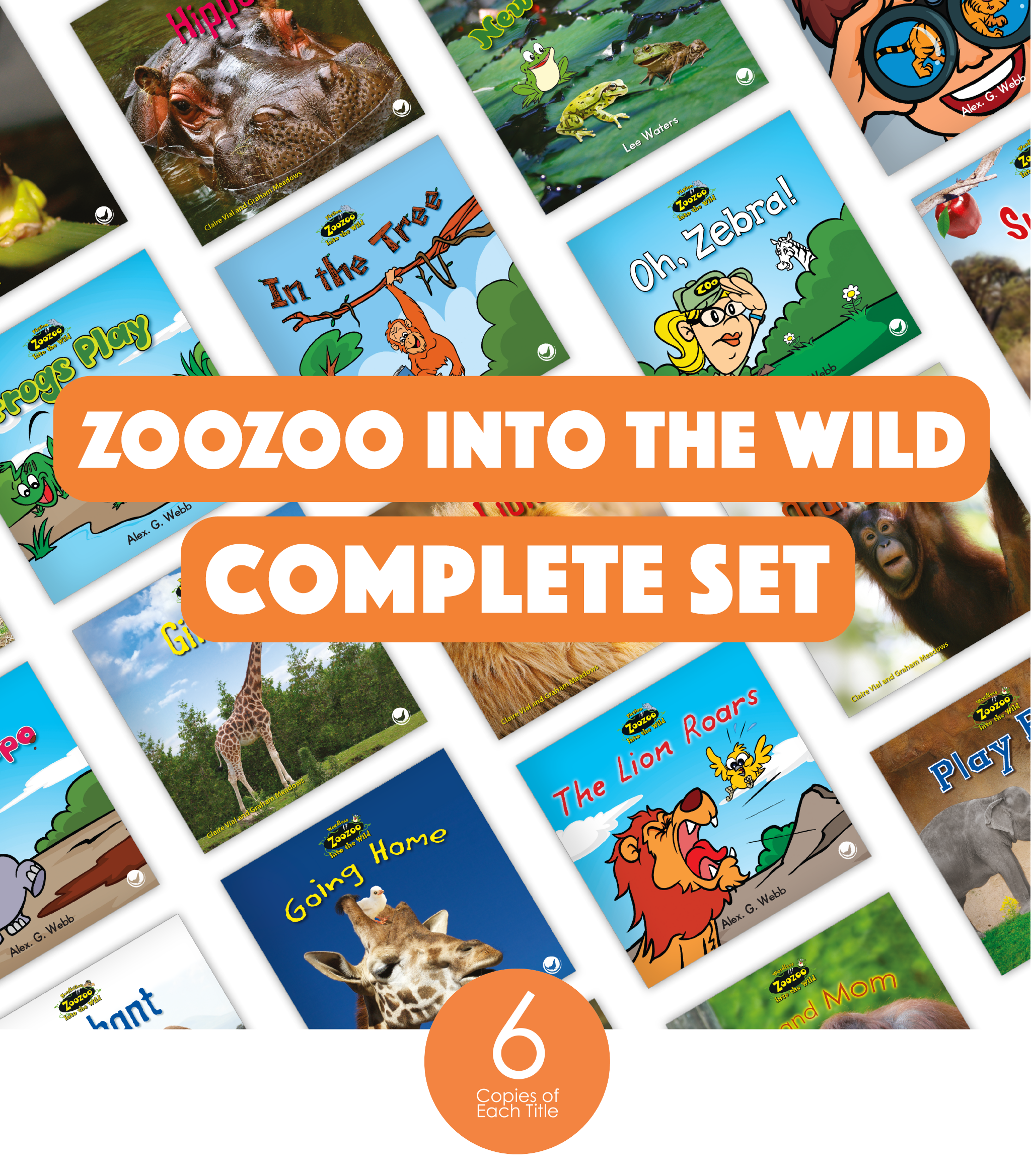 Zoozoo Into the Wild Complete Set (6-Packs)