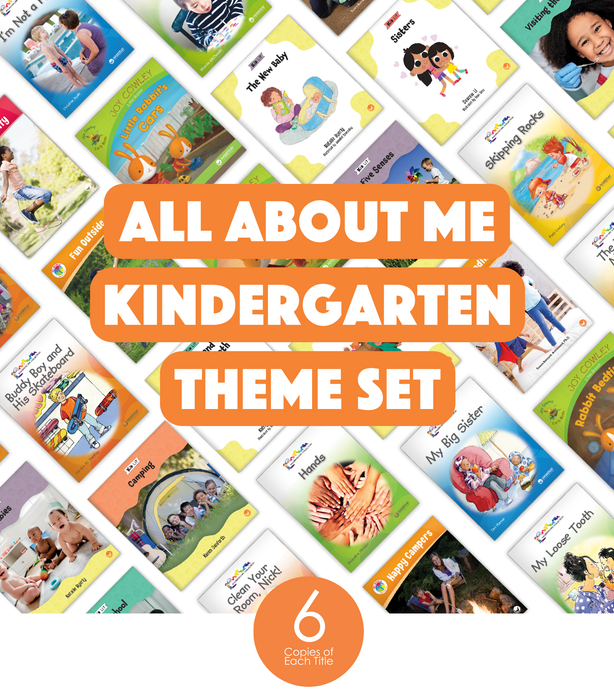 All About Me Kindergarten Theme Set (6-Packs)