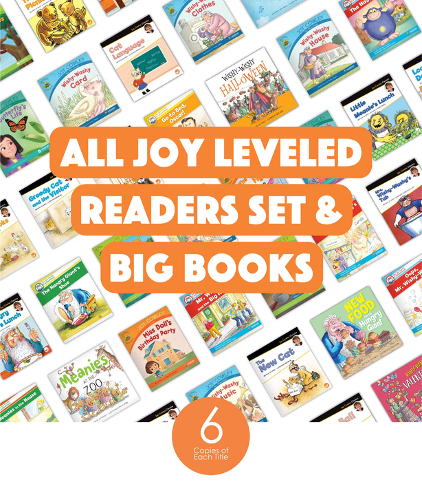 Readars All Joy Leveled Readers Set (6-Packs) and Big Books - Hameray Publishing