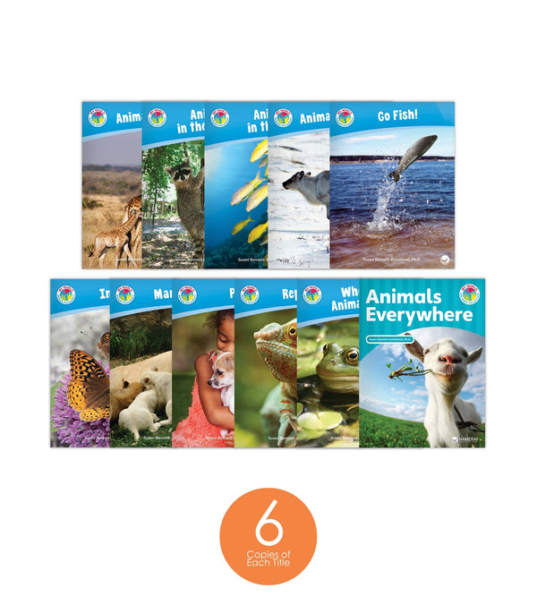 Animals Everywhere Theme Set (6-Packs) with Big Book