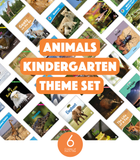 Animals Kindergarten Theme Set (6-Packs)