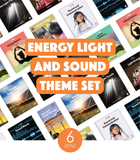 Energy, Light, and Sound Theme Set (6-Packs)