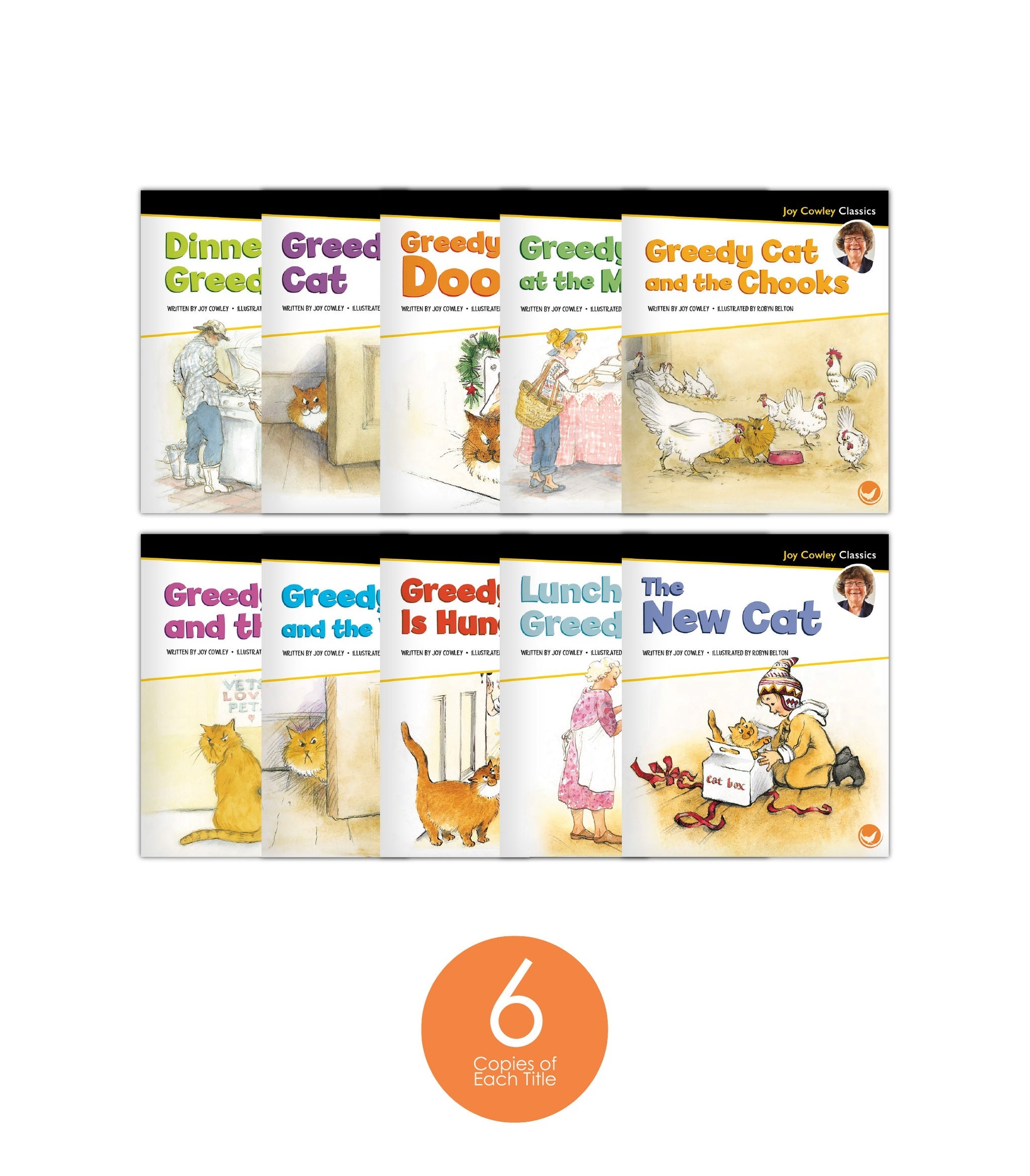 Greedy Cat Complete Set (6-Packs)