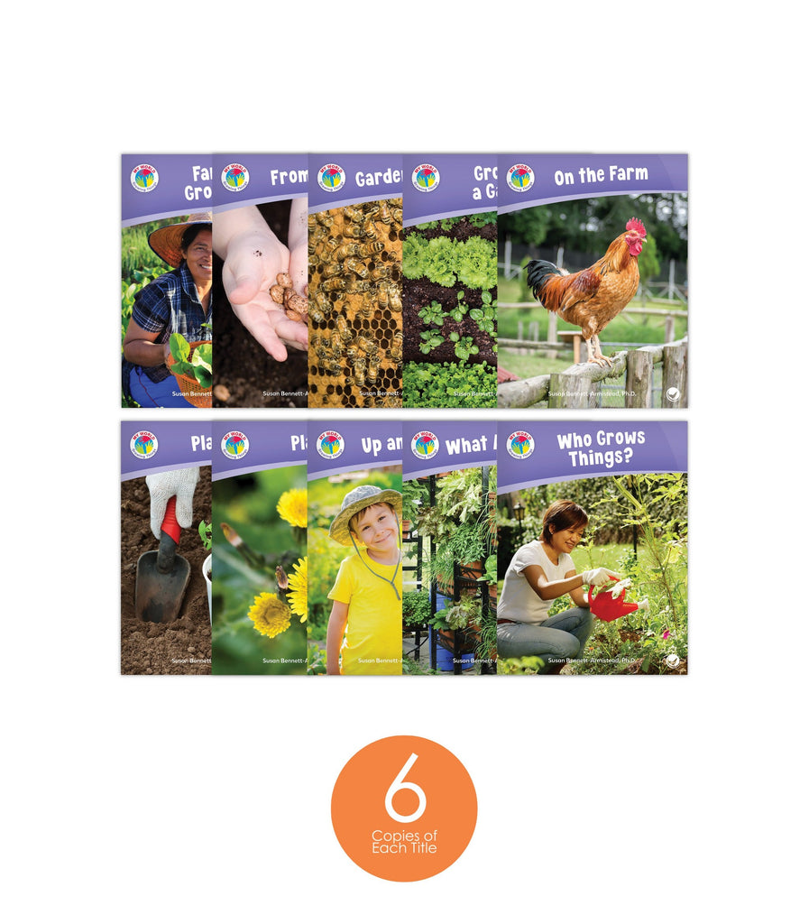 Growing Things Theme Set (6-Packs) - Hameray Publishing