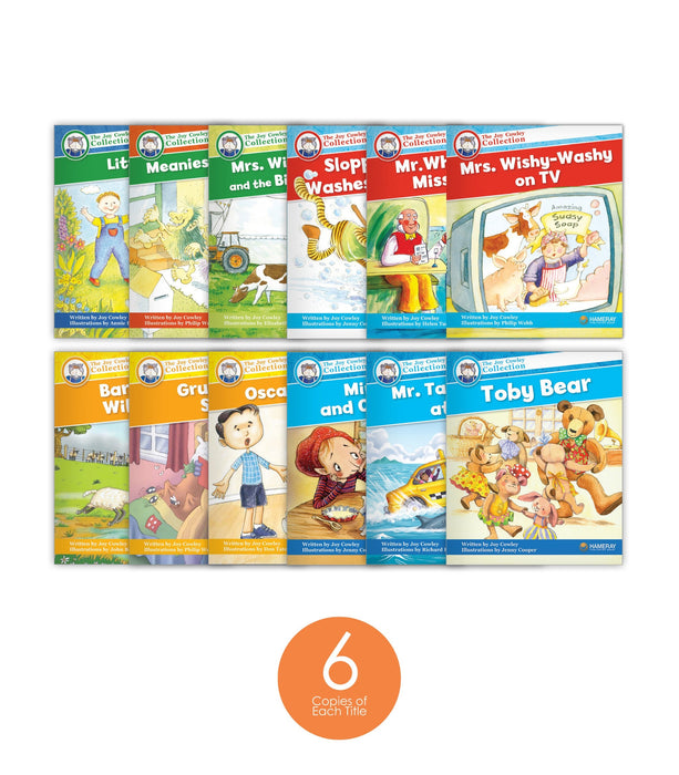 Joy Cowley Collection Complete Set (6-Packs) and Big Books and Mrs. Wishy-Washy Doll