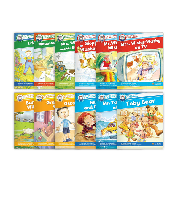 Joy Cowley Collection Complete Set and Big Books and Mrs. Wishy-Washy Doll