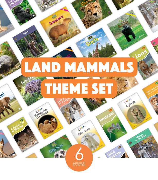 Land Mammals Theme Set (6-Packs)