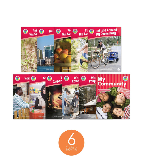 My Community Theme Set (6-Packs) with Big Book
