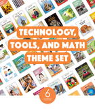Technology, Tools, and Math Theme Set (6-Packs)
