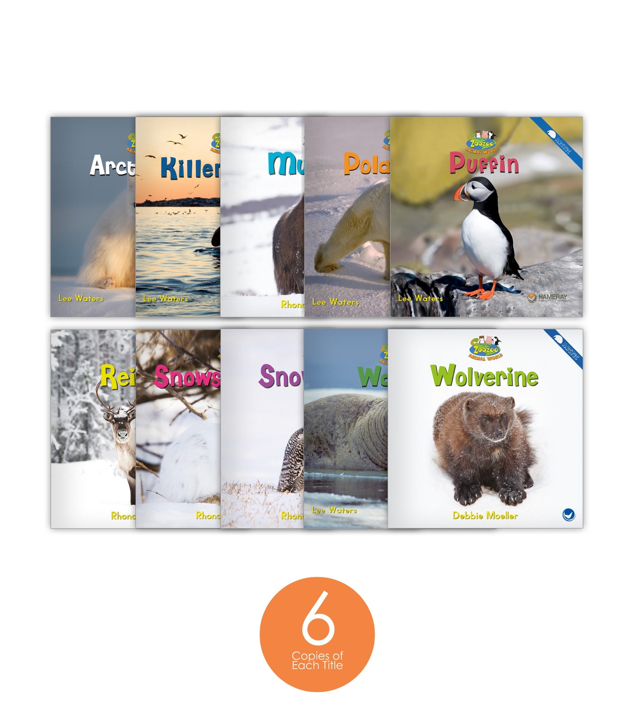 Zoozoo Animal World Arctic Sampler Set (6-Packs)