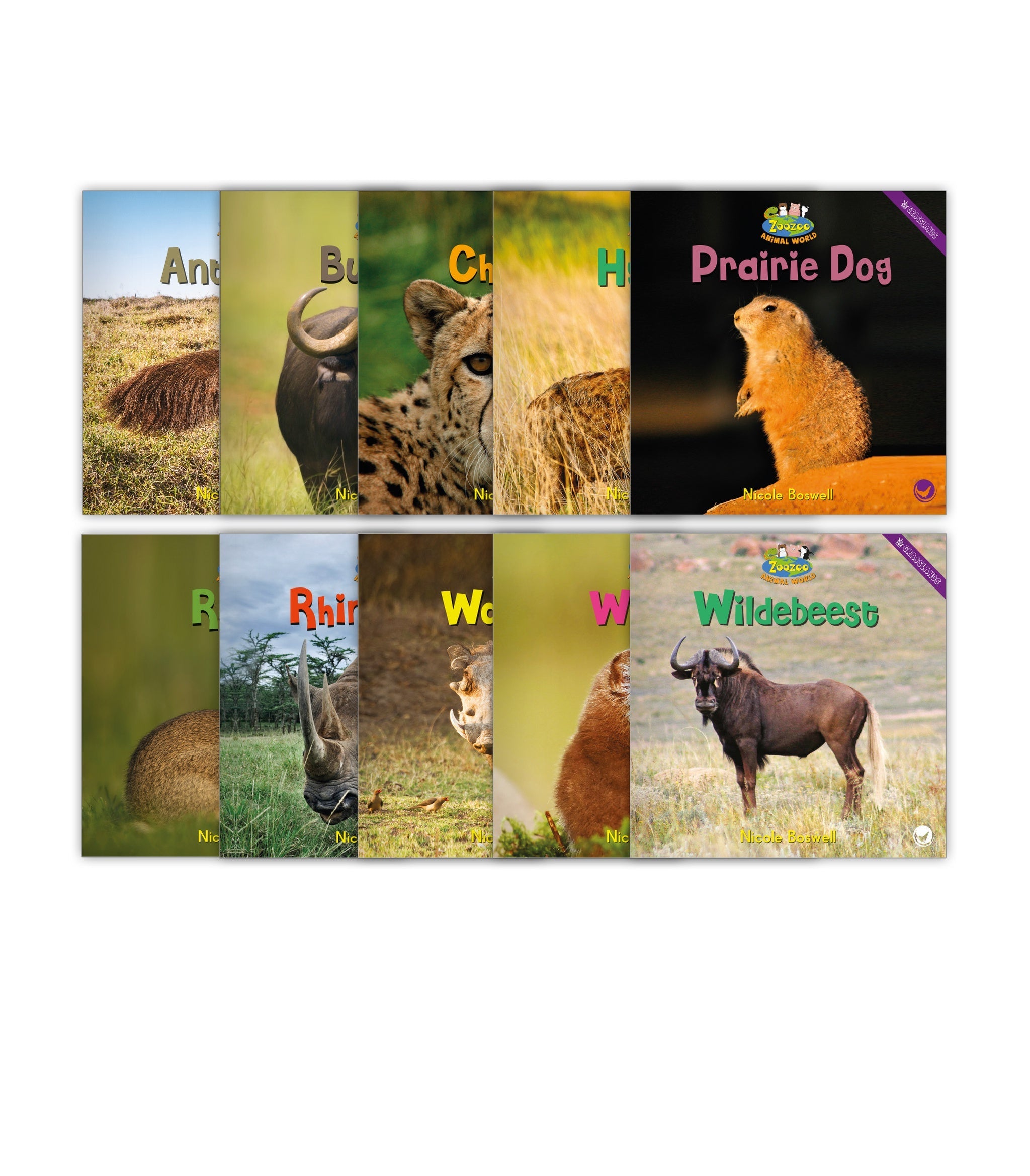 Zoozoo Animal World Grasslands Sampler Set