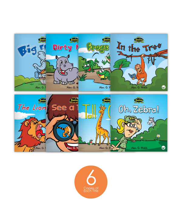 Zoozoo Into the Wild Fiction Set (6-Packs)