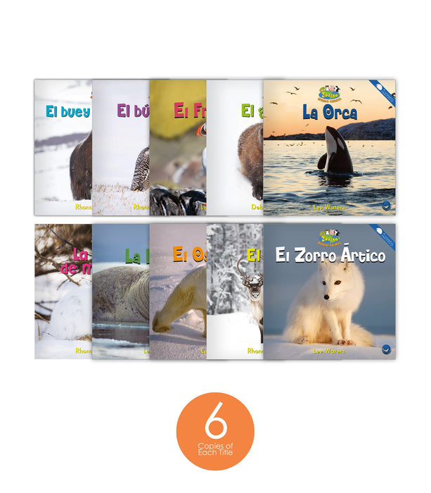 Zoozoo Mundo Animal Ártico Habitat Set (6-Packs)