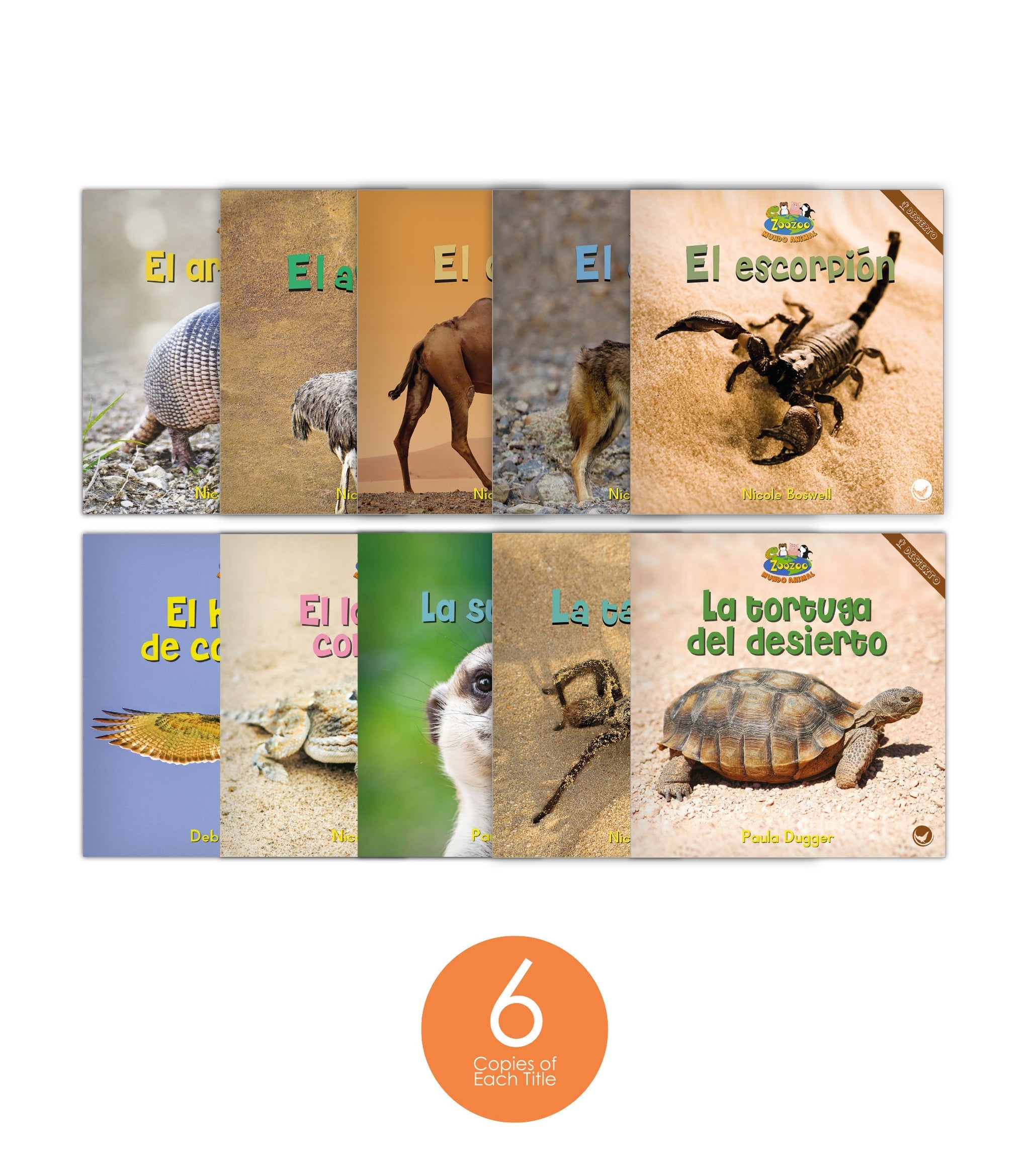 Zoozoo Mundo Animal Desierto Habitat Set (6-Packs)
