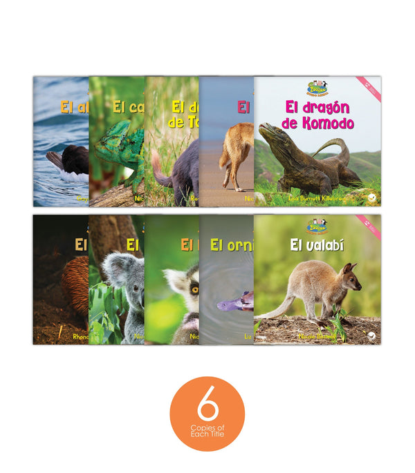 Zoozoo Mundo Animal Isla Habitat Set (6-Packs)