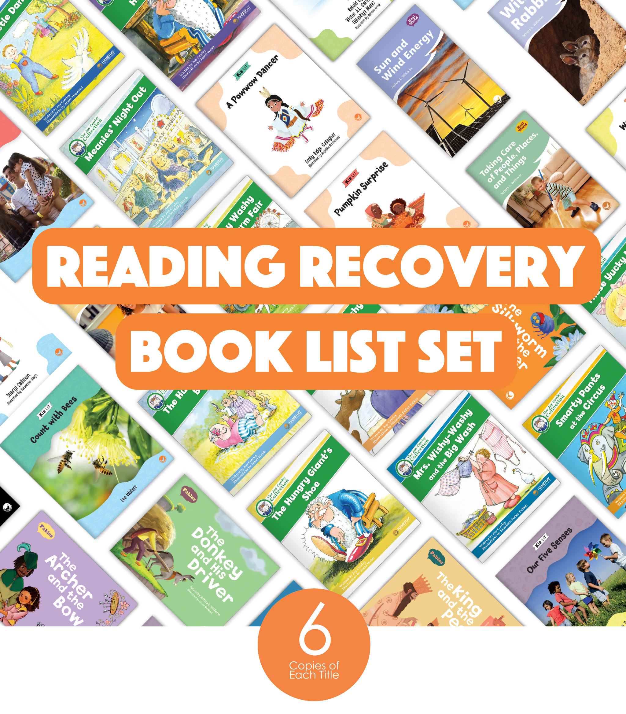 Reading Recovery Book List Set (6-Packs)